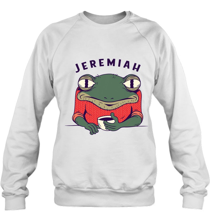 Music Lovers Funny Jeremiah The Bullfrog Retro Music Sweatshirt
