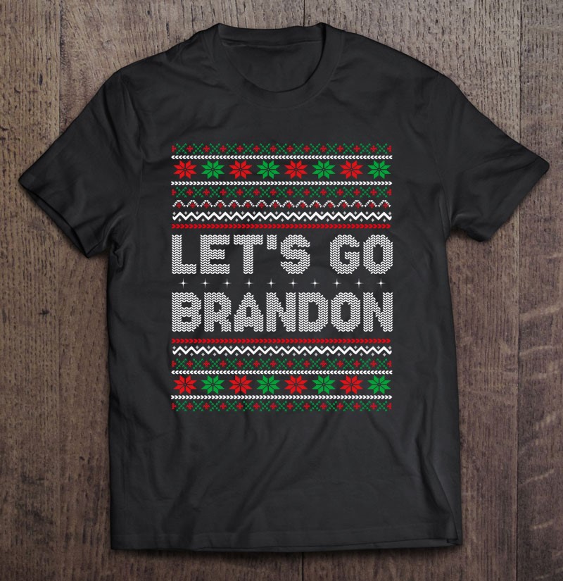 Let's Go Brandon Impeach 46 Anti Biden Chant Ugly Christmas Shirt