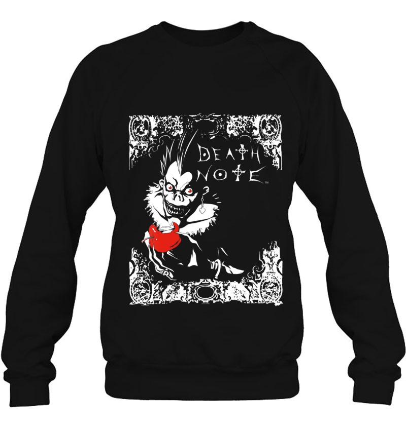 Death Note Ryuk Apple And Logo Sweatshirt
