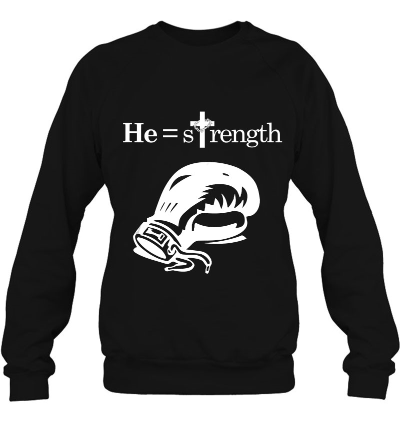 Christian Sports Inspirational Quote Jesus Boxing Tank Top Sweatshirt
