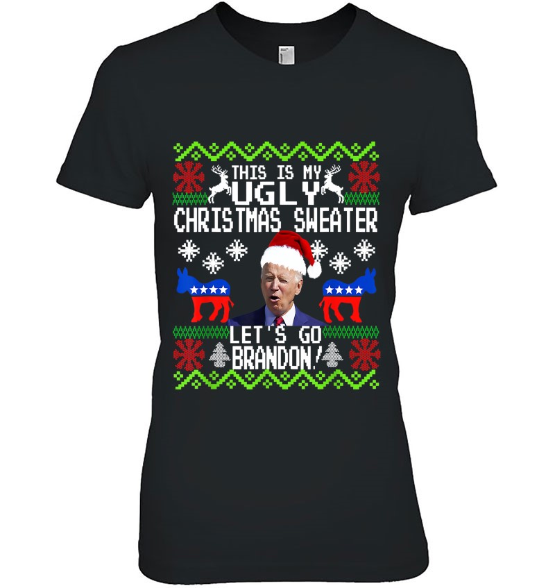 Let's Go 2024 Go Brandon This Is My Ugly Christmas Sweater Sweatshirt