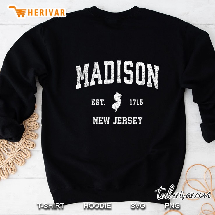 Madison New Jersey Nj Vintage Design Sweatshirt