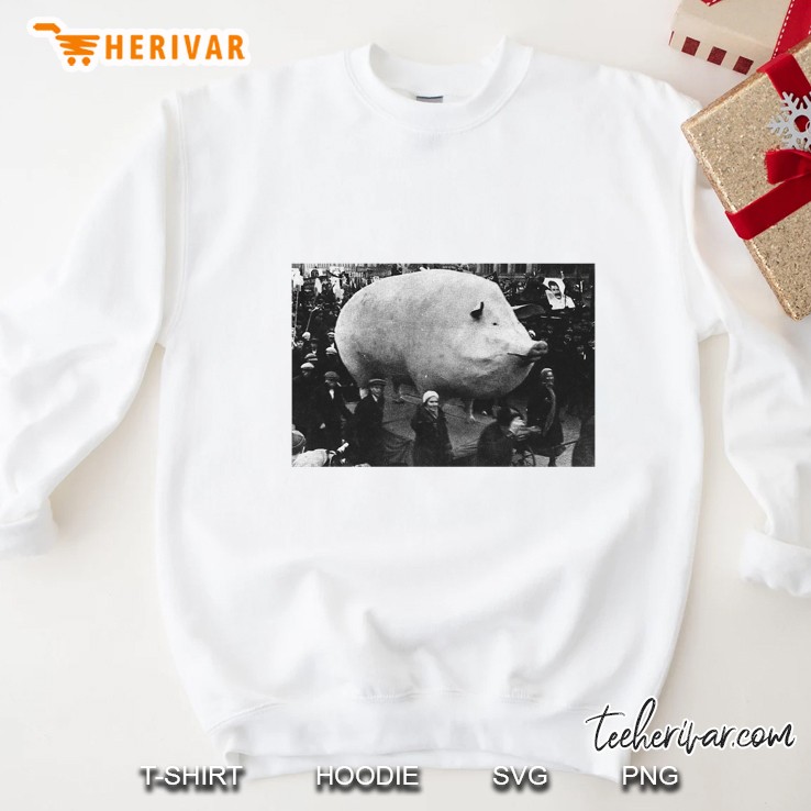 1920S Soviet Demonstration Large Pig Float In A Parade Sweatshirt
