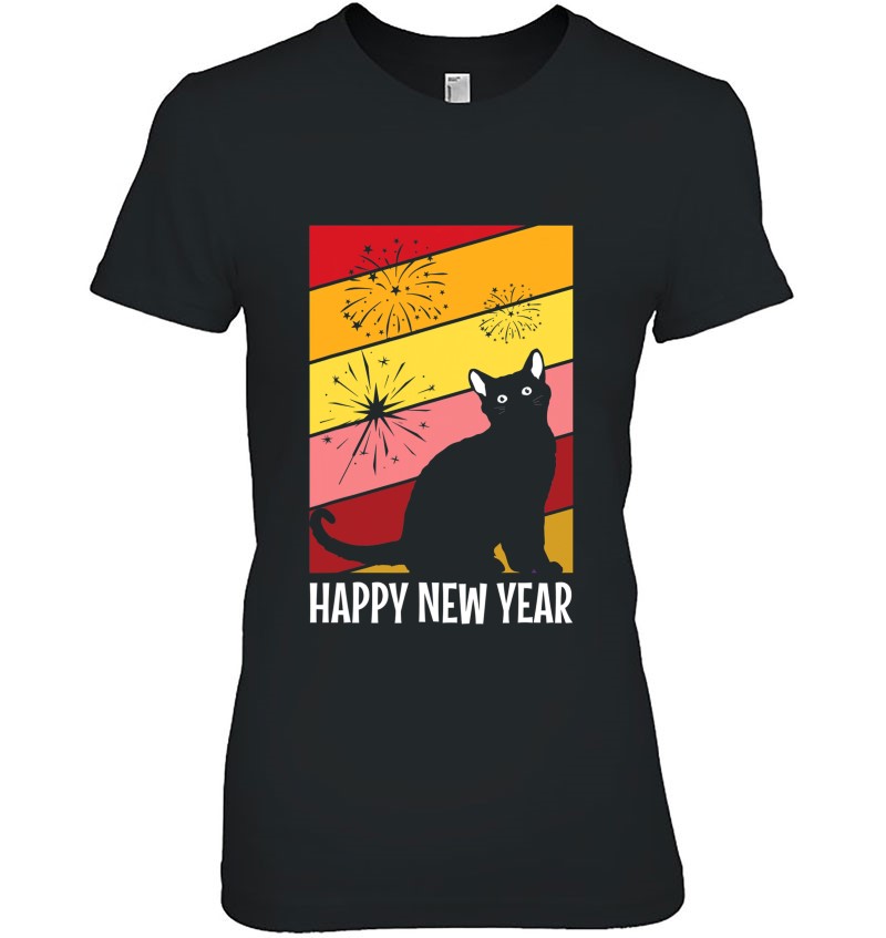 Black Cat Fireworks Happy New Years Eve Party Pajamas Nye Mugs