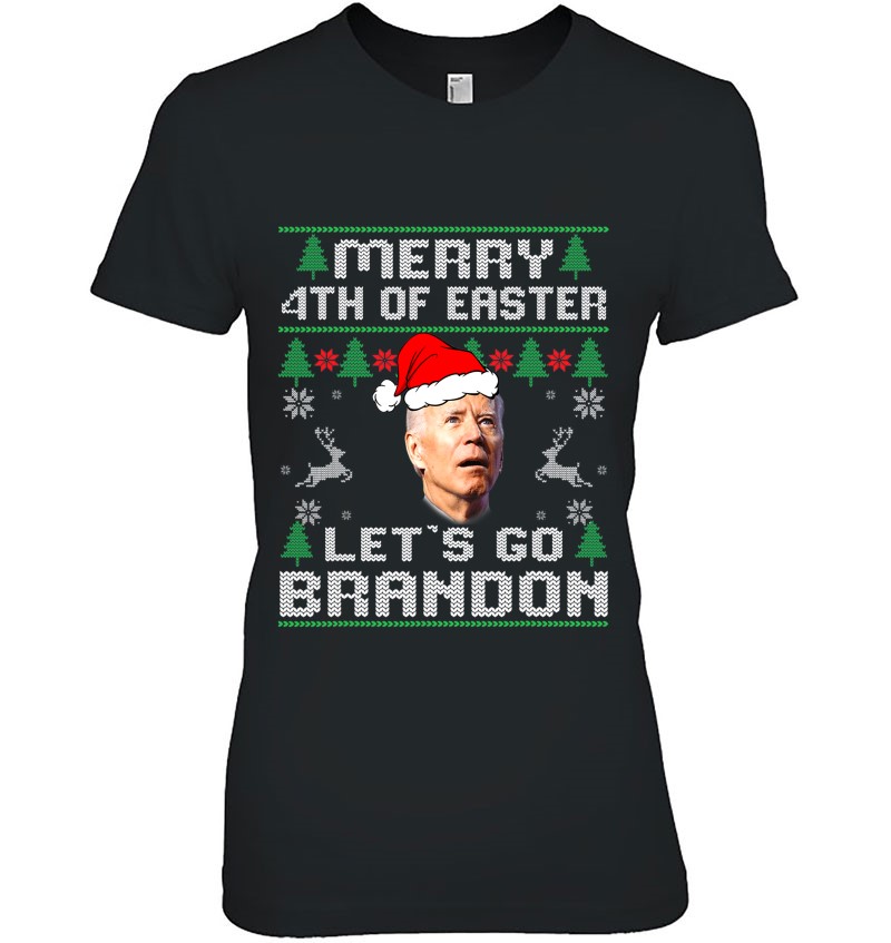 Lets Go Branson Brandon Merry 4Th Of Easter Ugly Christmas Sweatshirt