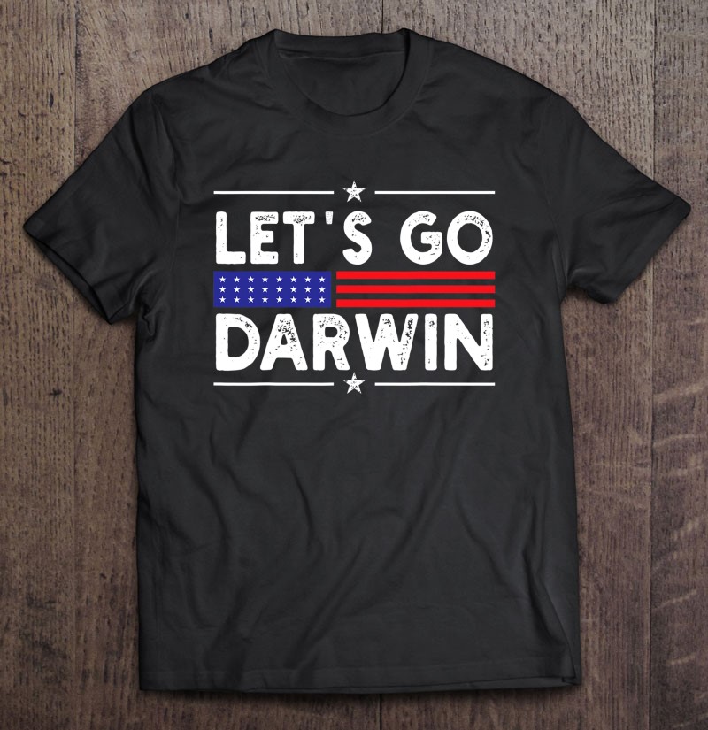 Lets Go Darwin Vintage Usa Flag Let's Go Darwin Ver3 Shirt