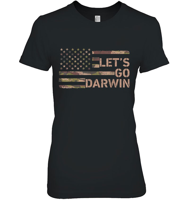 Let’S Go Darwin Us Flag Camo Women Men Lets Go Darwin Hoodie