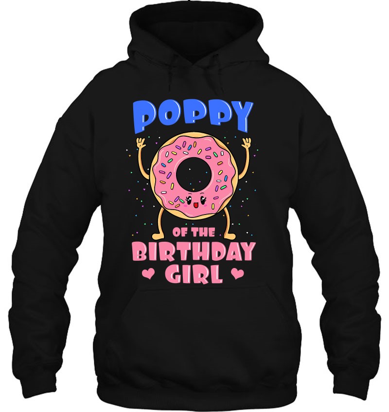 Poppy Of The Birthday Girl Pink Donut Bday Party Father Dad Mugs