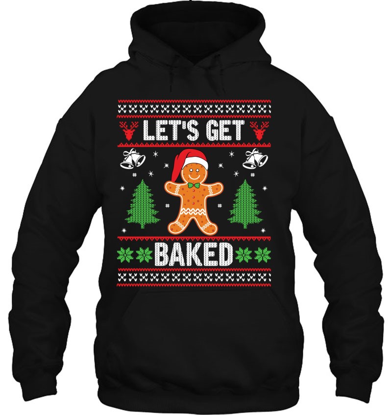 Let's Get Baked Gingerbread Ugly Christmas Biscuit Team Mugs