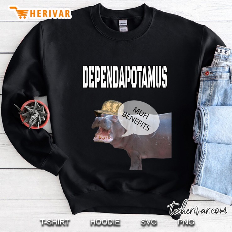Dependapotamus Dependa Funny Military Meme Tank Top Sweatshirt