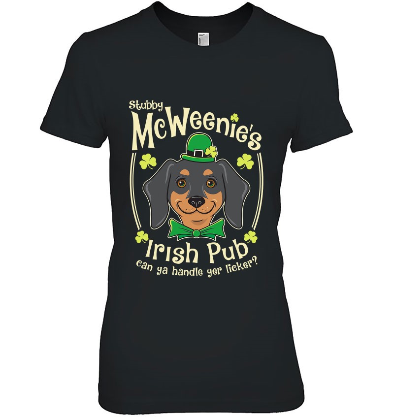 Funny Dachshund St. Patrick's Day Irish Pub Mugs