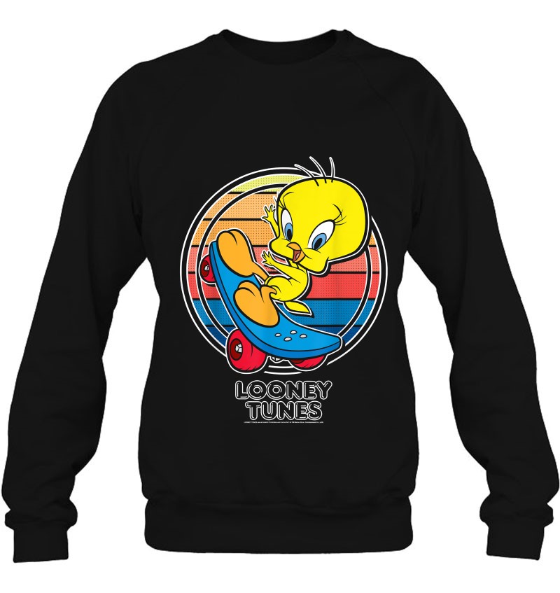 Looney Tunes Tweety Bird Skate Portrait Sweatshirt