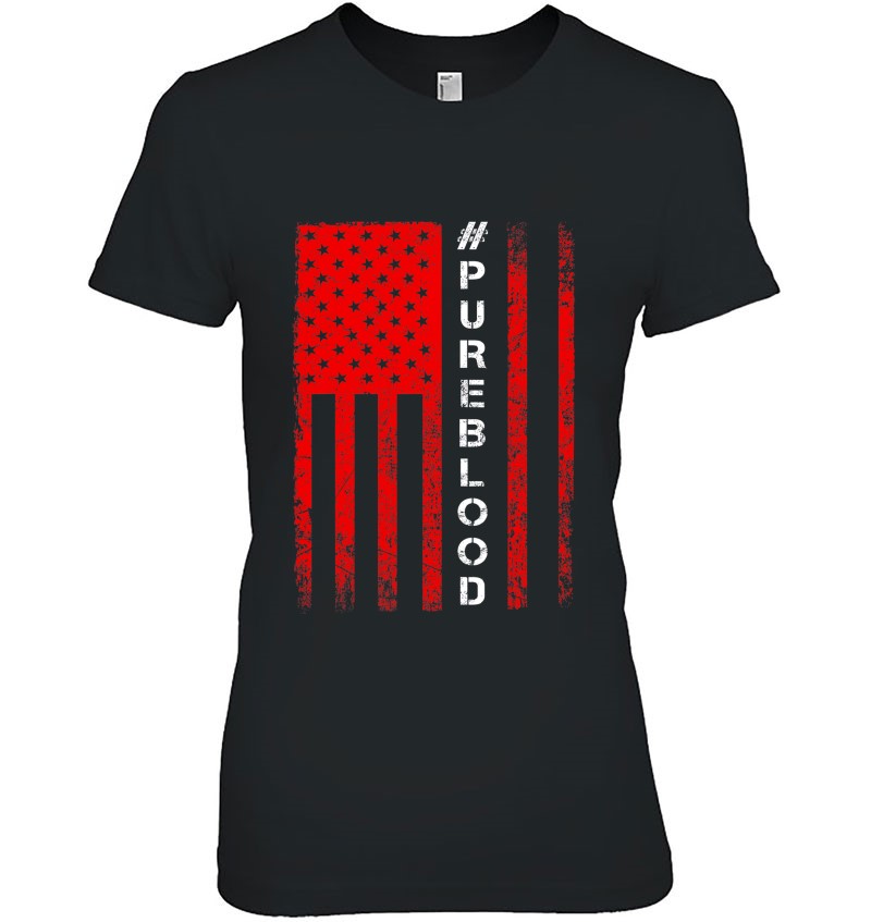 American Flag Pureblood I Am Pure Blood Non-Gmo Sweatshirt