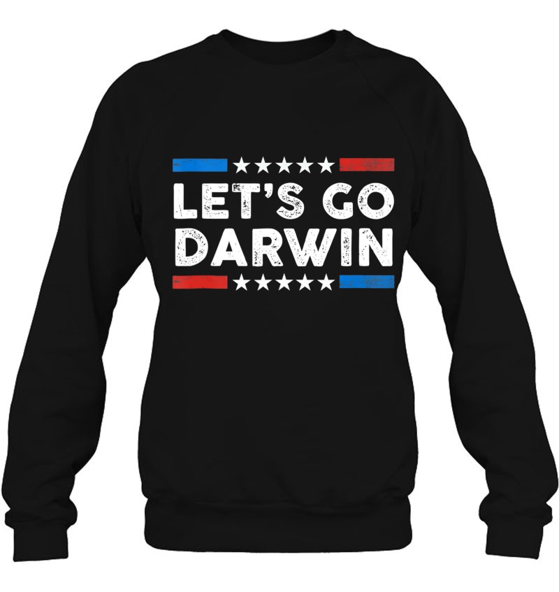 Let's Go Darwin Us Flag Vintage Tank Top Sweatshirt