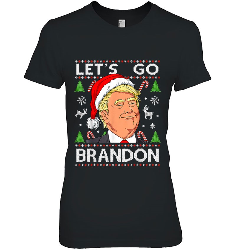Trump Sarcastic Let's Go Branson Ugly Christmas Pajama Sweat Sweatshirt
