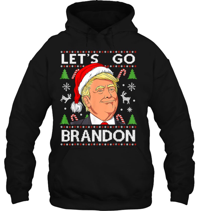 Trump Sarcastic Let's Go Branson Ugly Christmas Pajama Sweat Mugs