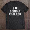 Womens Realtor Love Valentine's Day Real Estate Agent Tee