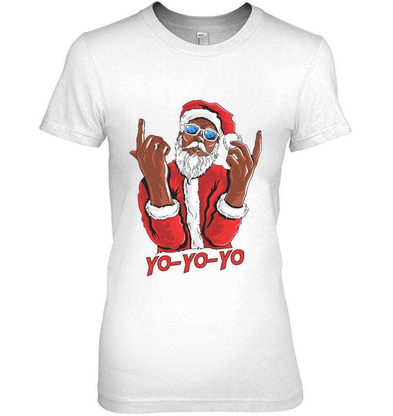 Funny Cool Hip Hop Santa Says Yo Yo Yo Sweatshirt