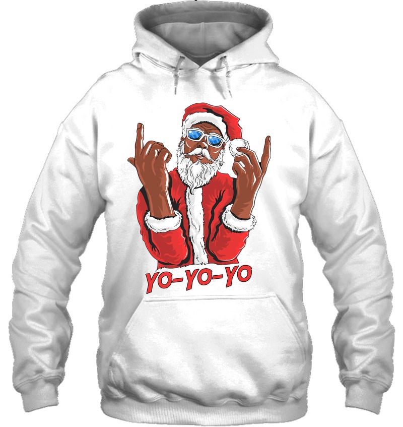 Funny Cool Hip Hop Santa Says Yo Yo Yo Mugs