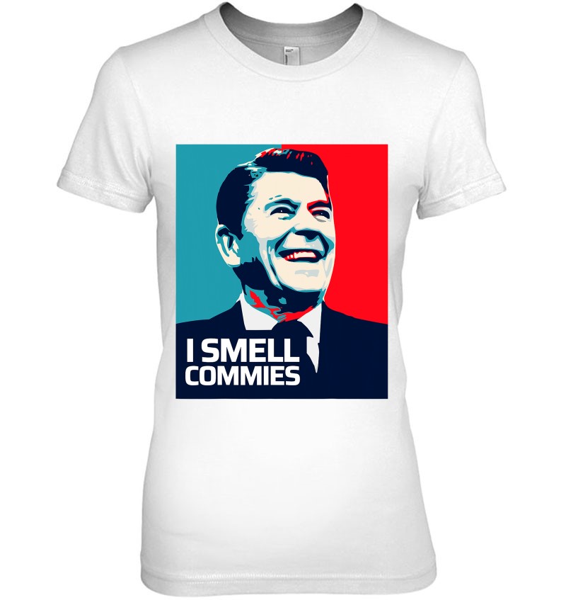I Smell Commies Ronald Reagan President Funny Quotes Gop Sweatshirt