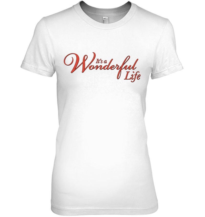 It's A Wonderful Life Bedford Falls Ladies Tee