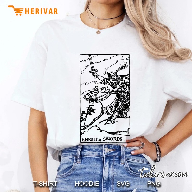 Tarot Card Knight Of Swords Tarot Ladies Tee