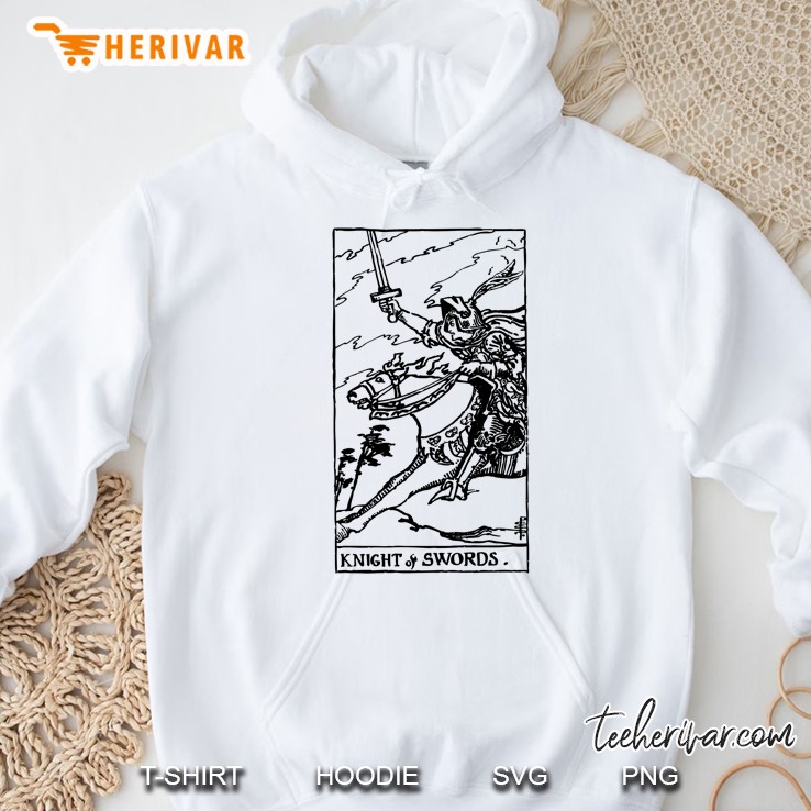 Tarot Card Knight Of Swords Tarot Hoodie