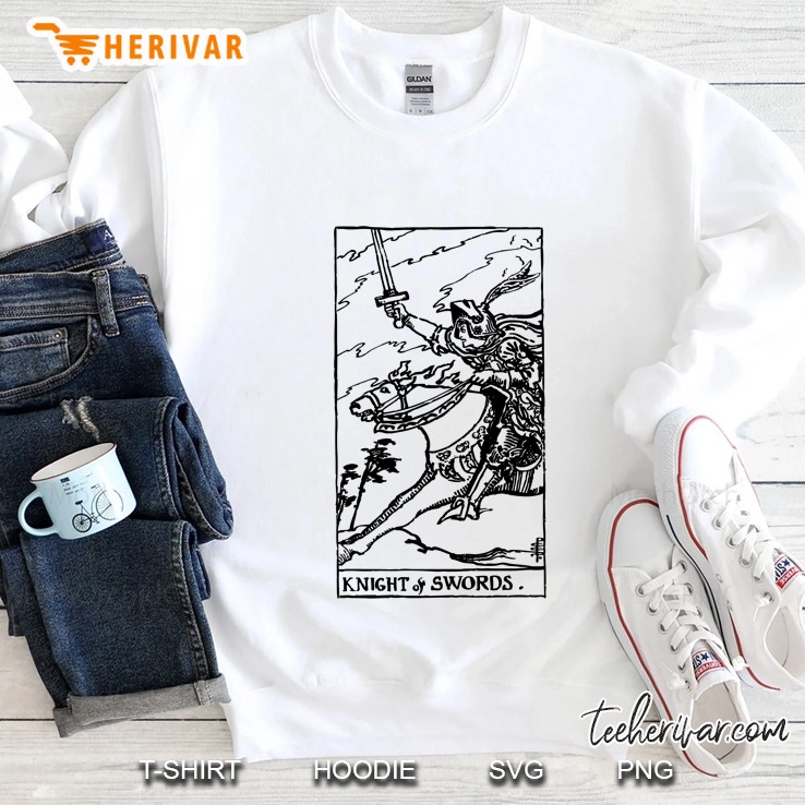 Tarot Card Knight Of Swords Tarot Sweatshirt