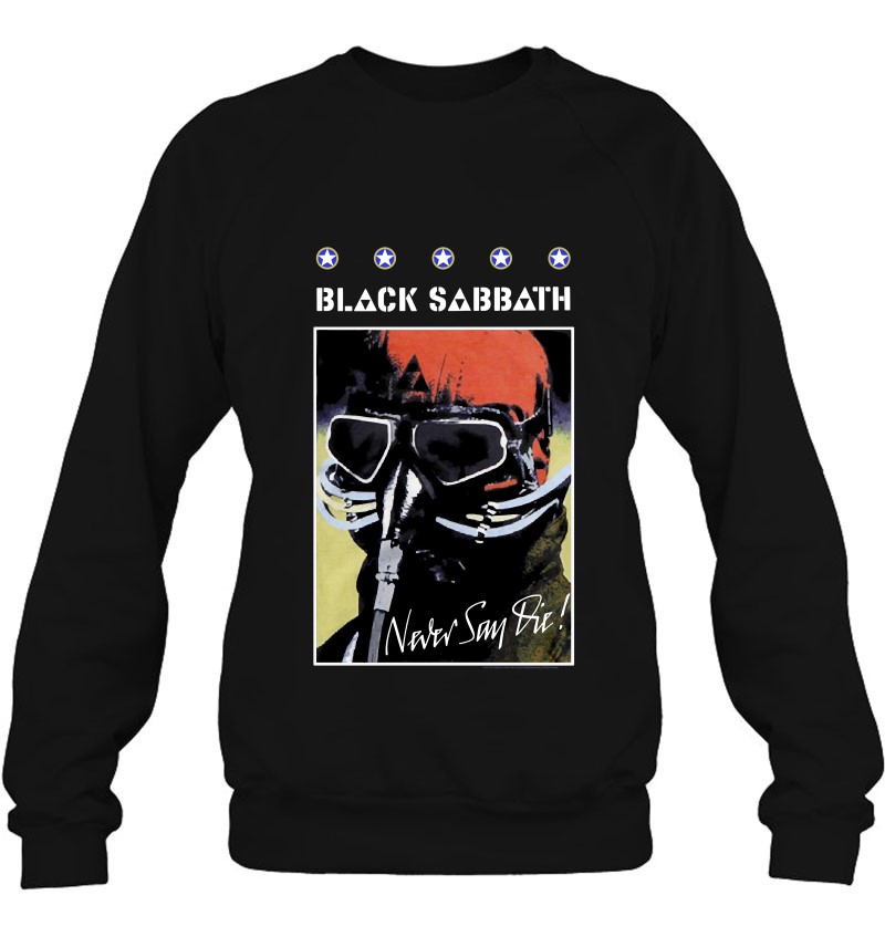 Black Sabbath Never Say Die Cover Sweatshirt