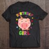 Girl Birthday Pig B-Day Party Kids Gift For Girls Cute Piggy Tee