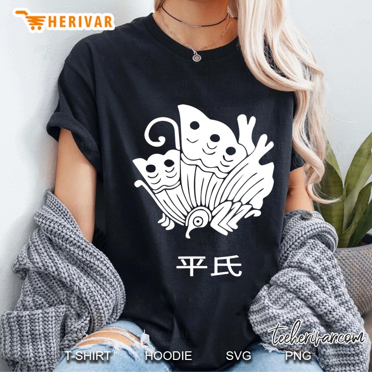 Taira Clan Kamon And Kanji Japanese Samurai Warrior Clan Ladies Tee