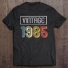 Vintage 1985 Birthday Pullover Gift Tee
