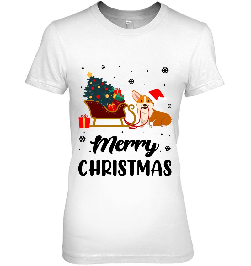 Merry Christmas Corgi Dog Lover Christmas Xmas Funny Sweatshirt