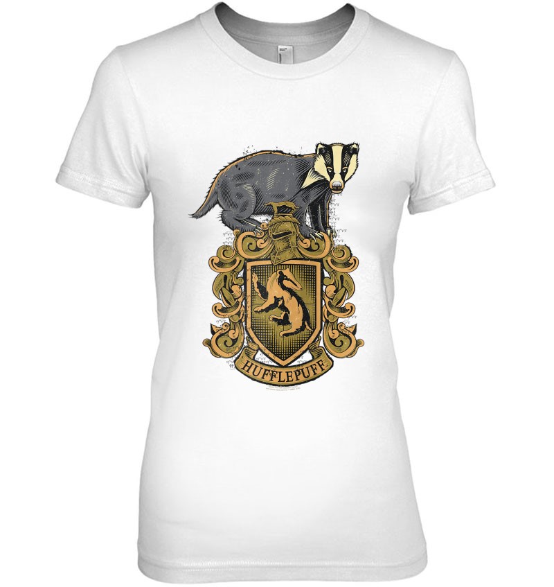 Harry Potter Hufflepuff Badger Crest Zip T-Shirts, Hoodies, SVG & PNG ...
