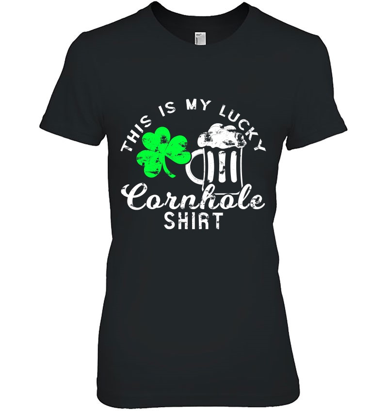 Cornhole St. Patrick's Day This Is My Lucky Cornhole T-Shirts, Hoodies ...