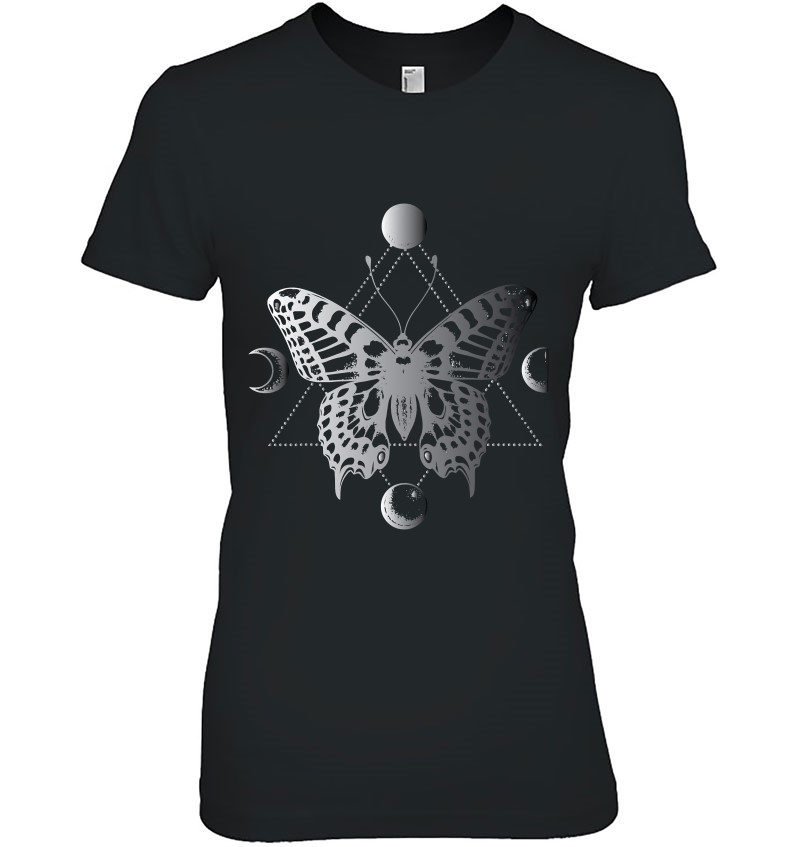 Moon Phases With Moth Blackcraft Clothing