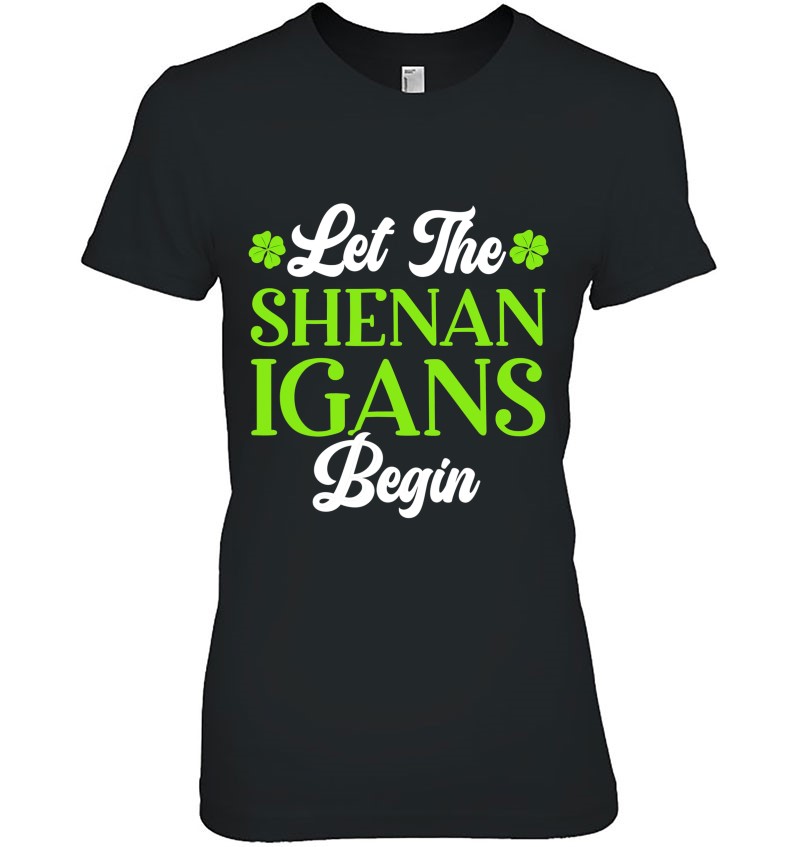 Let The Shenanigans Begin St Patrick's Day Women Shamrock Mugs