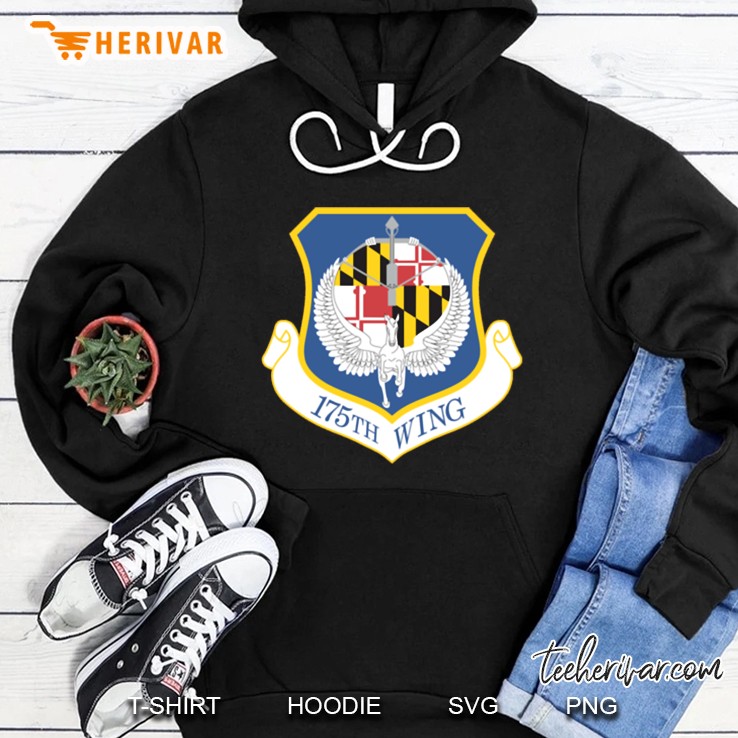 175Th Wing Maryland Air National Guard Military Patch Hoodie