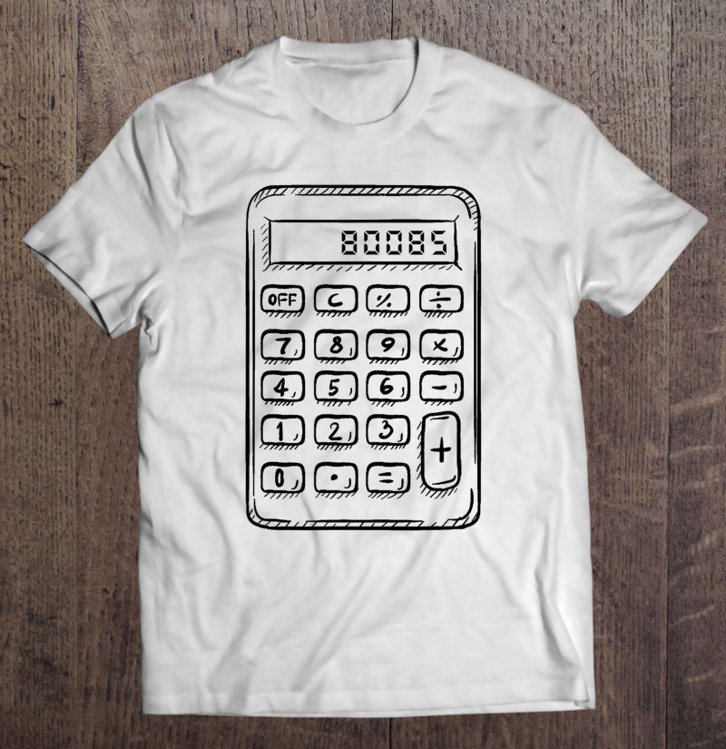 80085 Calculator Funny Retro Nostalgic Shirt