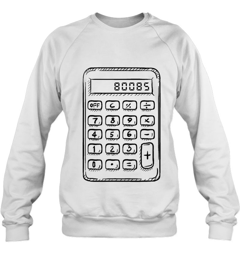 80085 Calculator Funny Retro Nostalgic Sweatshirt