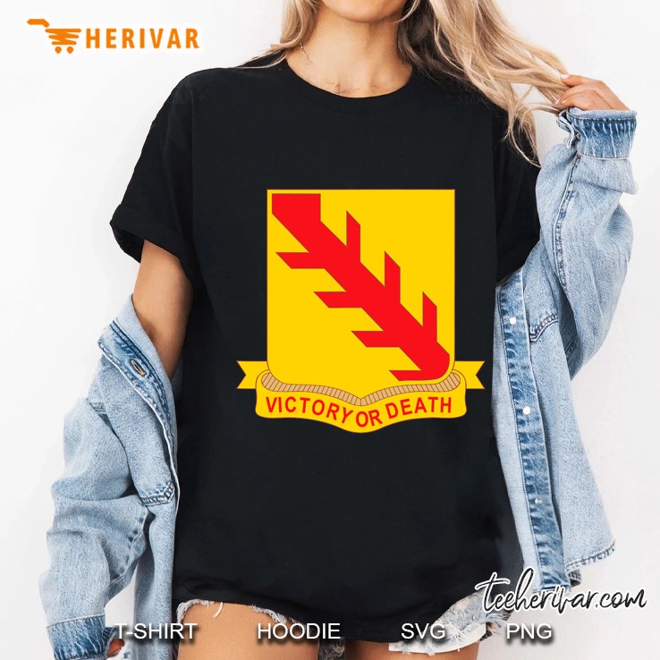 32Nd Armor Regiment Victory Or Death Ladies Tee