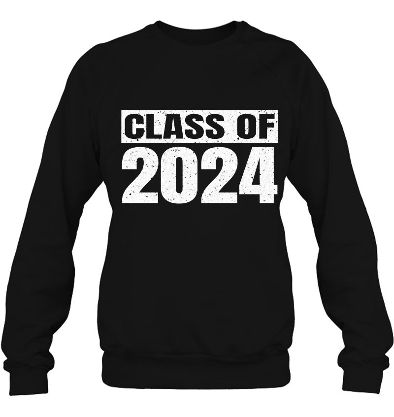 Class Of 2024 First Day Of School Graduate Vintage Gift Pullover Sweatshirt