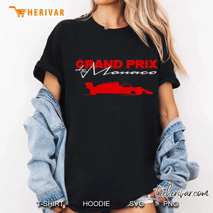 Mens Monaco Grand Prix Car Ladies Tee