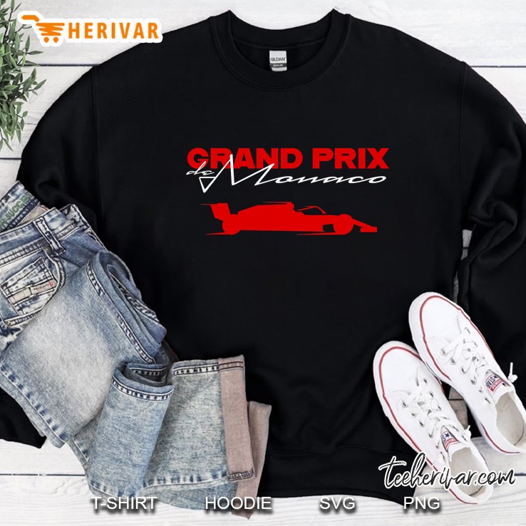 Mens Monaco Grand Prix Car Sweatshirt