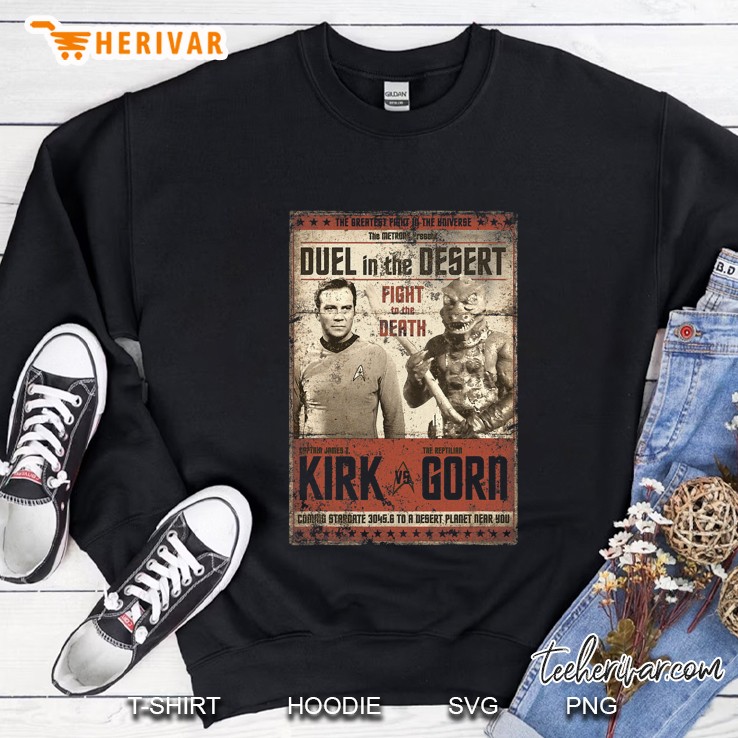 Star Trek Duel In The Desert Sweatshirt