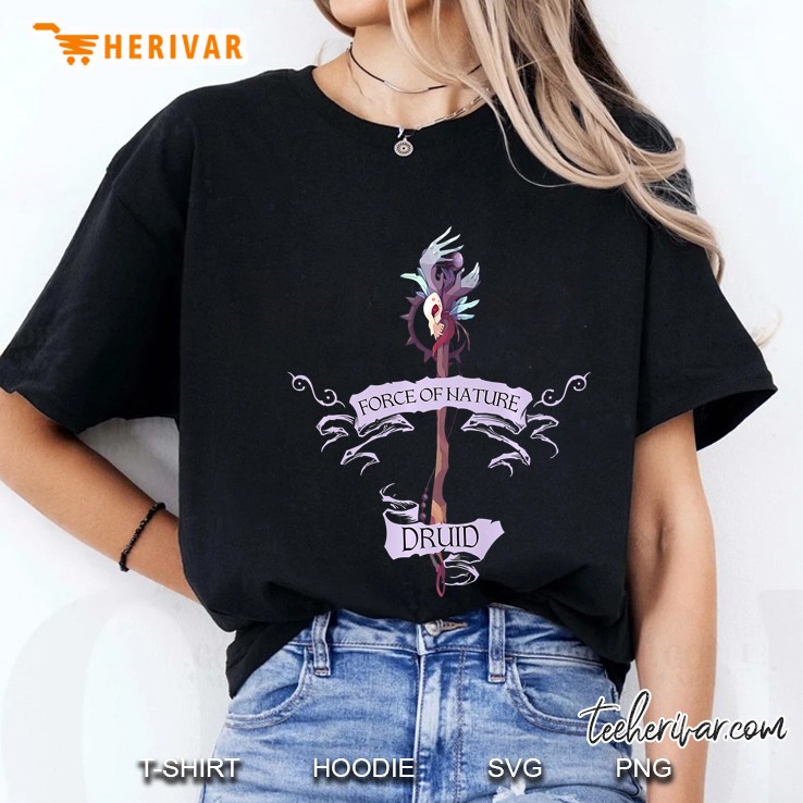 Druid Rpg Tabletop Dungeon Roleplay Dragon Funny Tee Ladies Tee