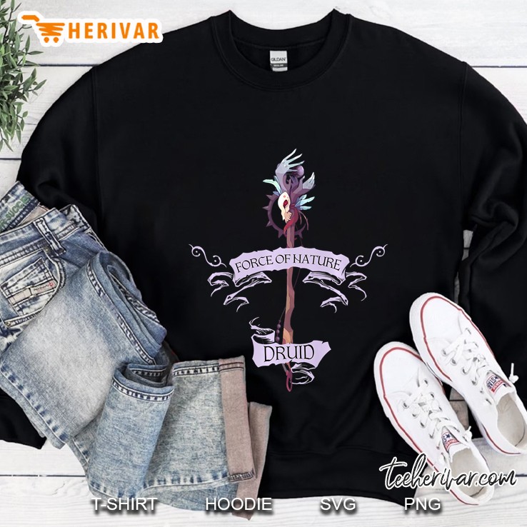 Druid Rpg Tabletop Dungeon Roleplay Dragon Funny Tee Sweatshirt