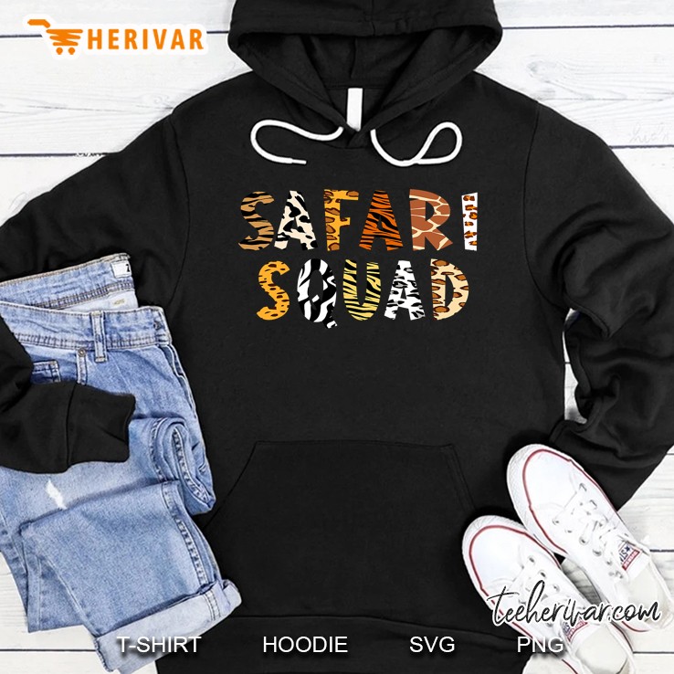 Safari Squad Family Vacation Adventure Animal Wildlife Zoo Hoodie
