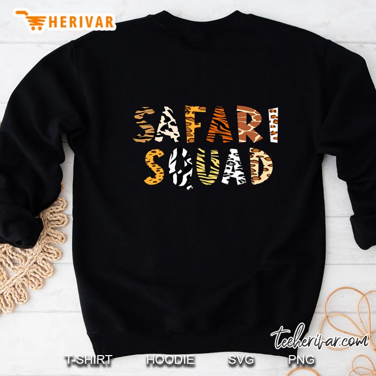 Safari Squad Family Vacation Adventure Animal Wildlife Zoo Sweatshirt