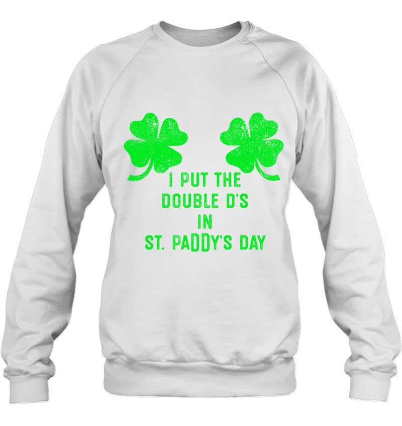 Shamrock Boobs Irish Saint Paddy's St Patrick's Day Sweatshirt